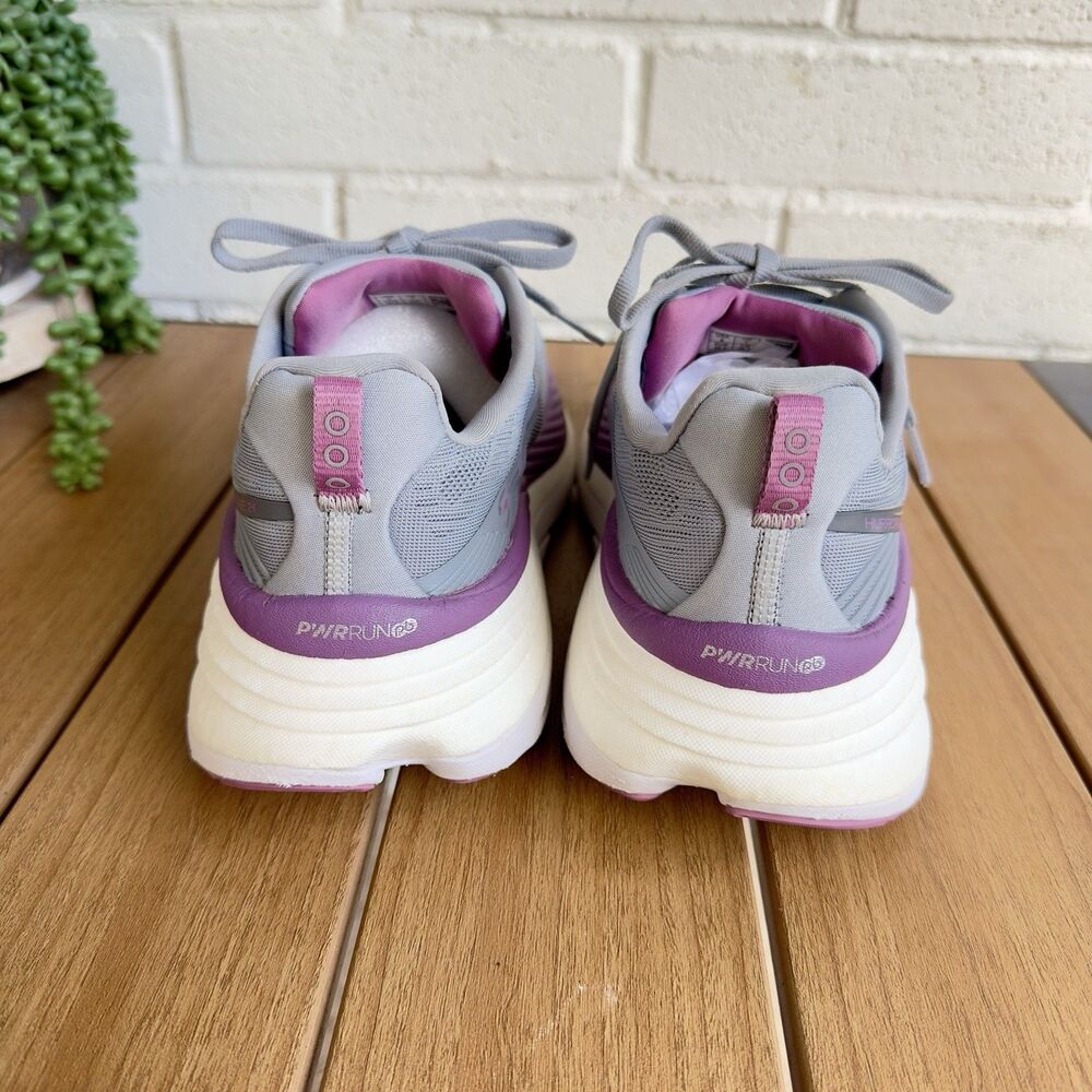 Saucony Hurricane 24 Women’s 9 Flint Viola Gray Purple Running Shoes S10933-240 - Picture 8 of 10